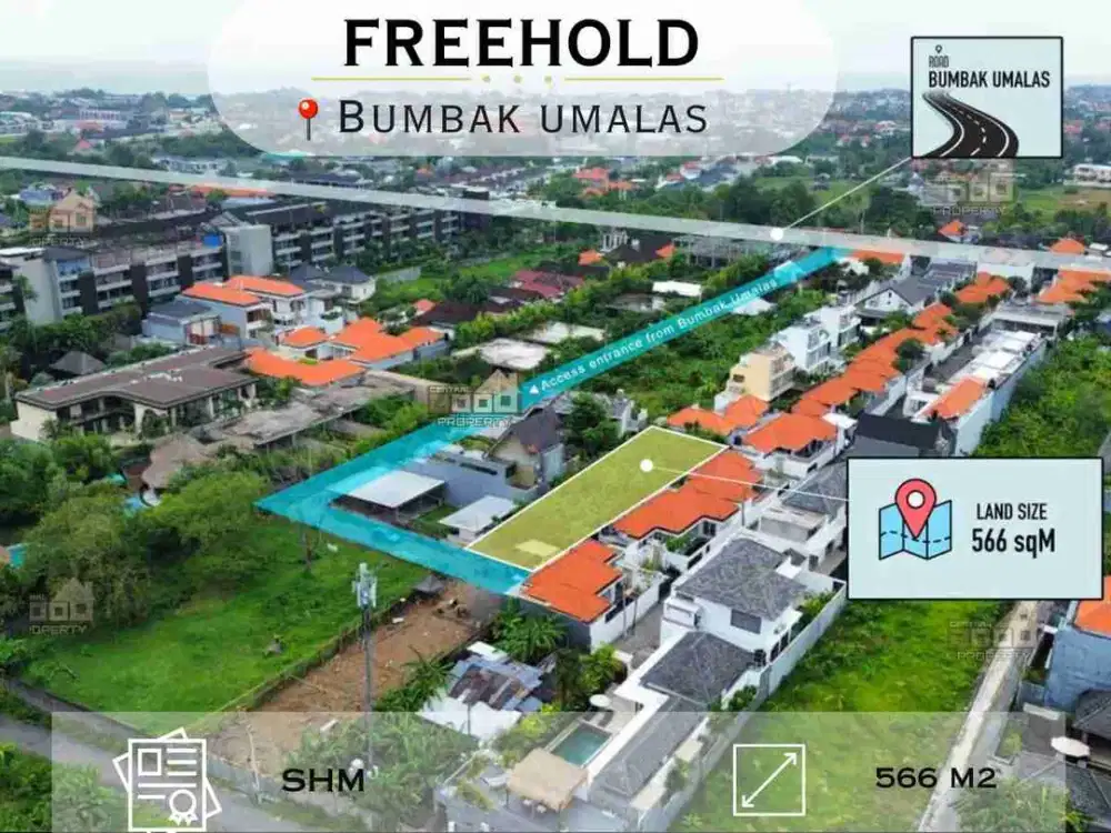Premium Land for Sale, Bumbak Umalas Bali