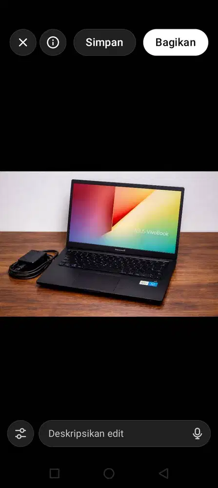 Asus Vivobook i5 Gen 10, jual BU