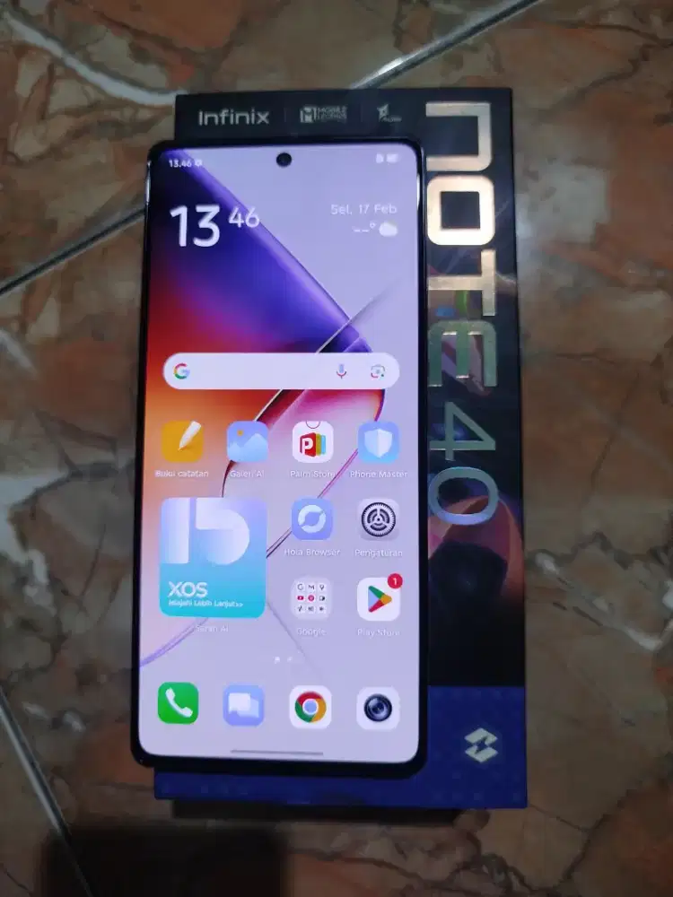 INFINIX NOTE 40 8/256GB lengkap ori smuanya