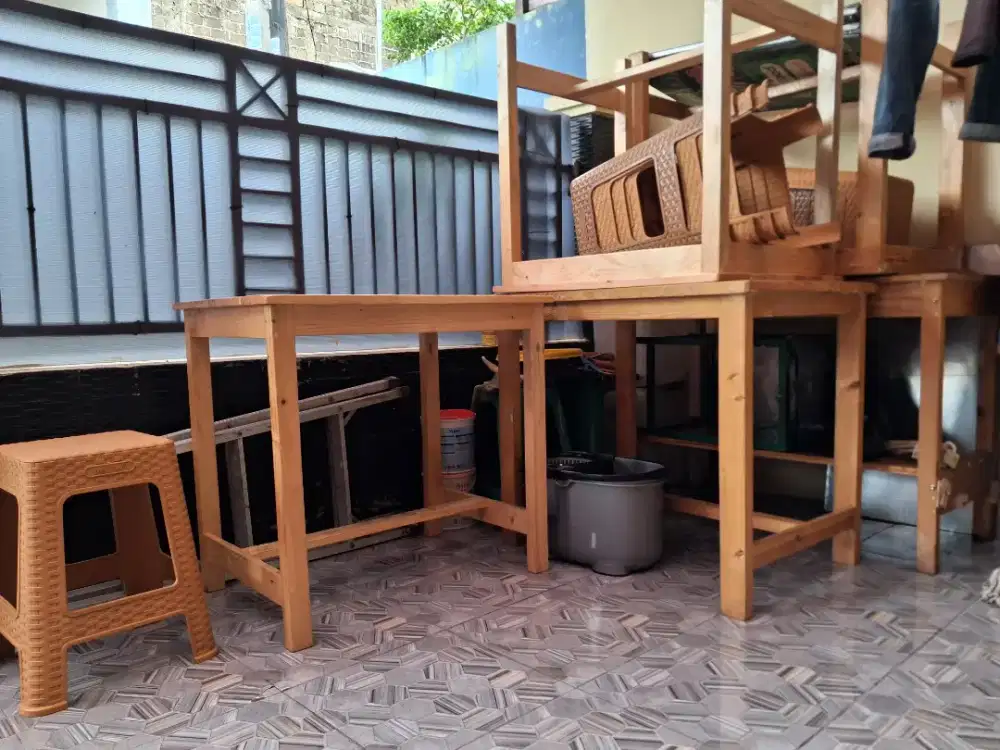 Meja Usaha / Meja Jualan / Meja Makan Second Rasa Baru