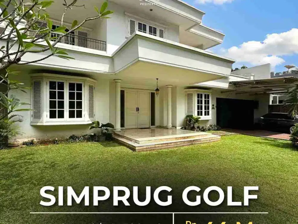 Rumah Siap Huni Terawat di Simprug Golf