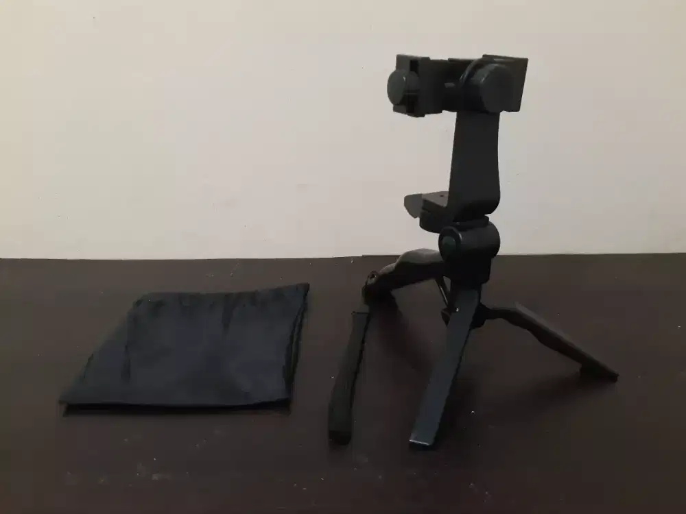 MINI TRIPOD/MONOPOD HOLDER/STAND HP UNIVERSAL WARNA HITAM