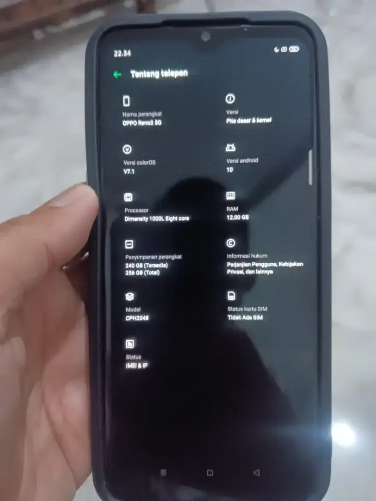 oppo reno 3 5G 12/256