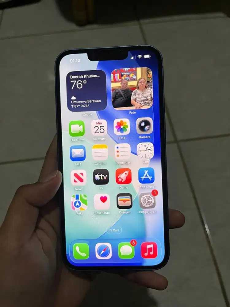 Di jual iphone 13 128gb ibox warna (blue)