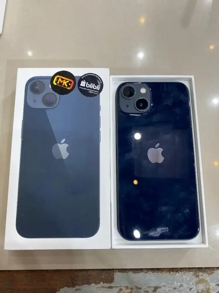 Iphone 13 128Gb Ibox mulus fullset warna midnight