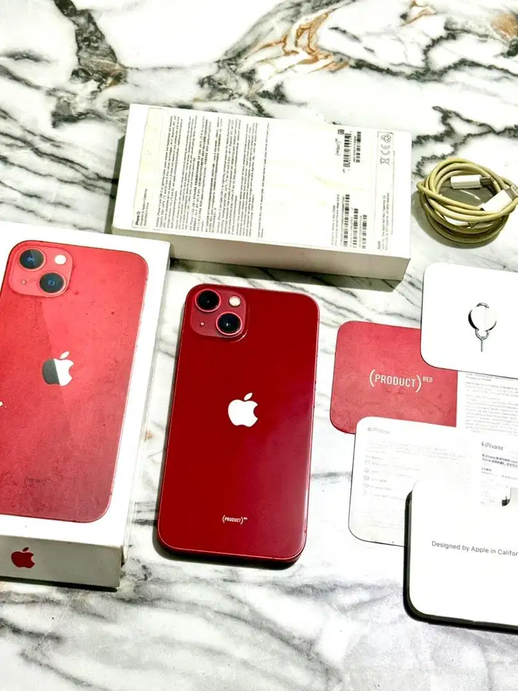 iPhone 13 256 Red Product Ex inter Fullset Original