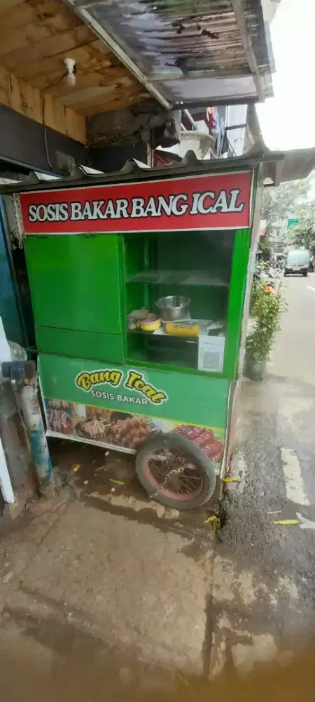 Gerobak sosis bakar