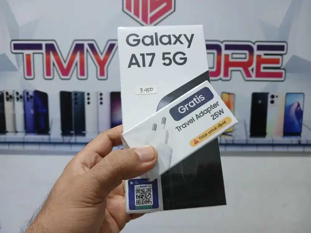 SAMSUNG A17 5G RAM 8/256GB (BARU) ORIGINAL GARANSI RESMI INDONESIA