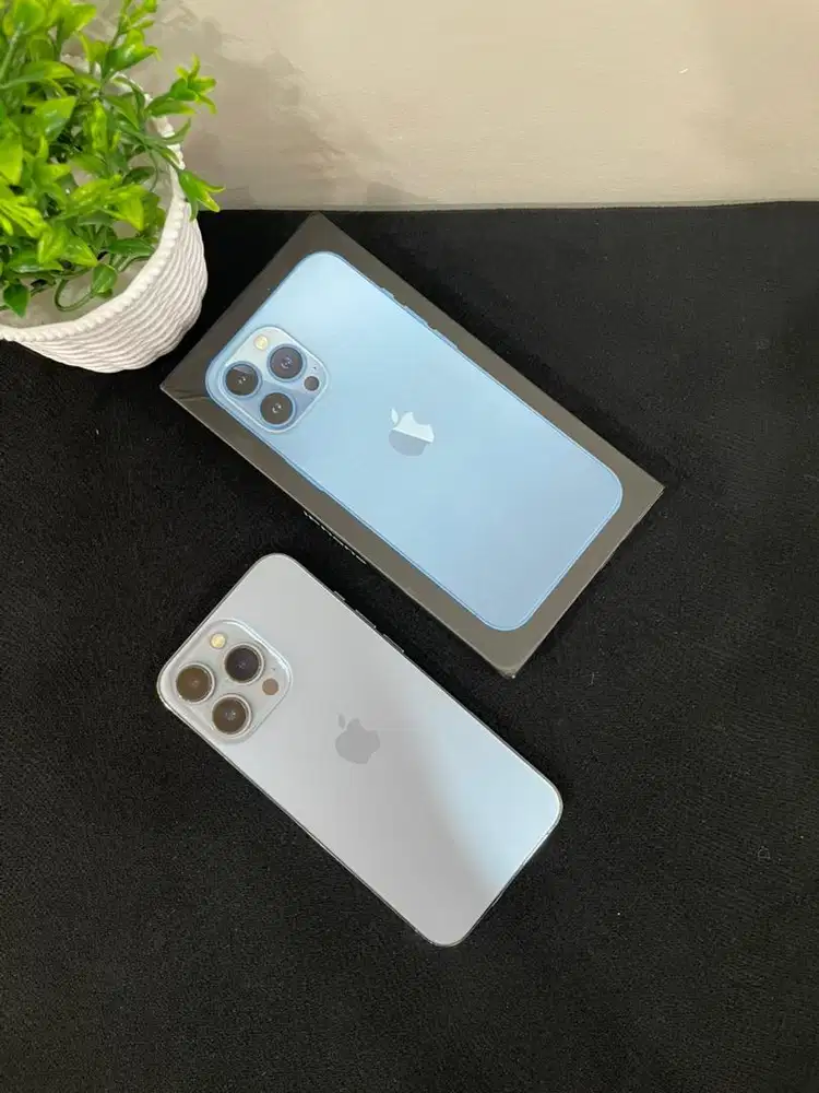 IPhone 13 Pro 128GB Sierra Blue mulus Fullset BH 100% 3Utool 100