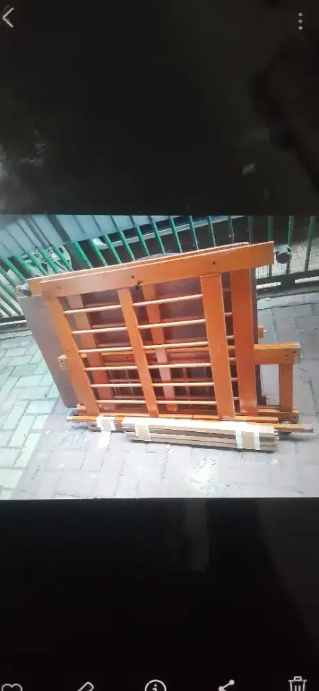 TEMPAT TIDUR BABY DARI KAYU ASLI