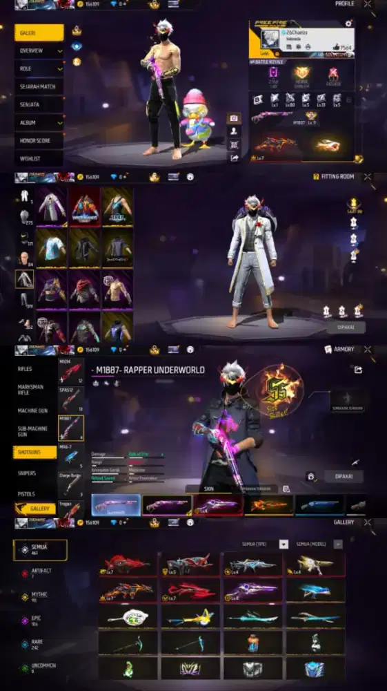 Jual akun ff aman dan amanah