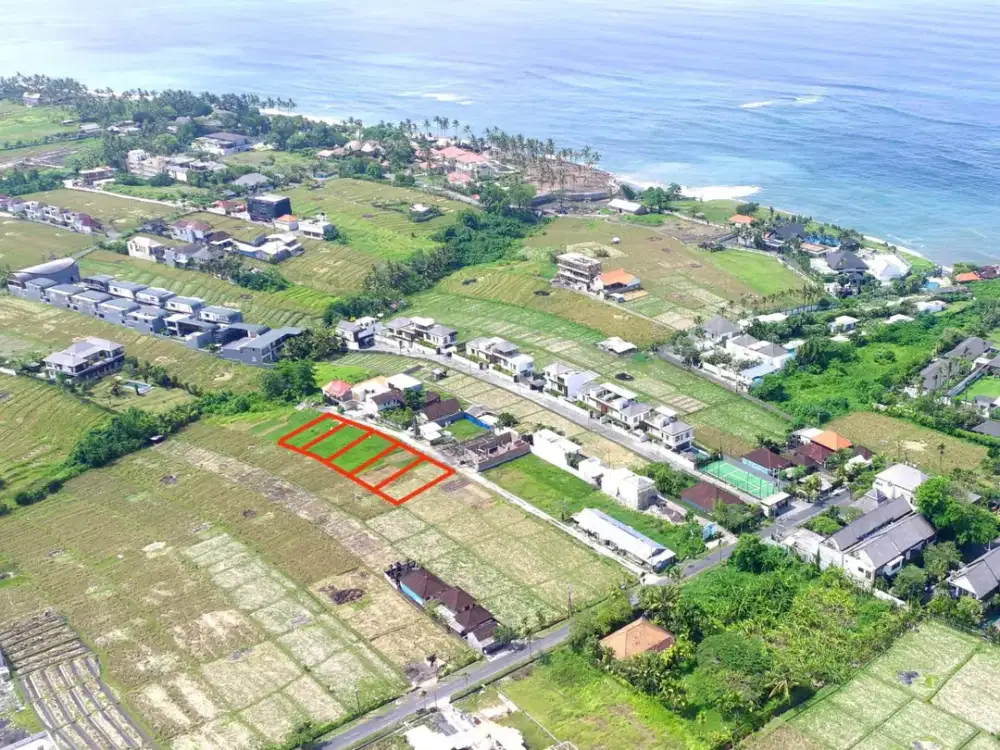 DIJUAL TANAH KAVLING LUAS KECIL UNTUK VILLA PRIBADI PANTAI CEMAGI BALI
