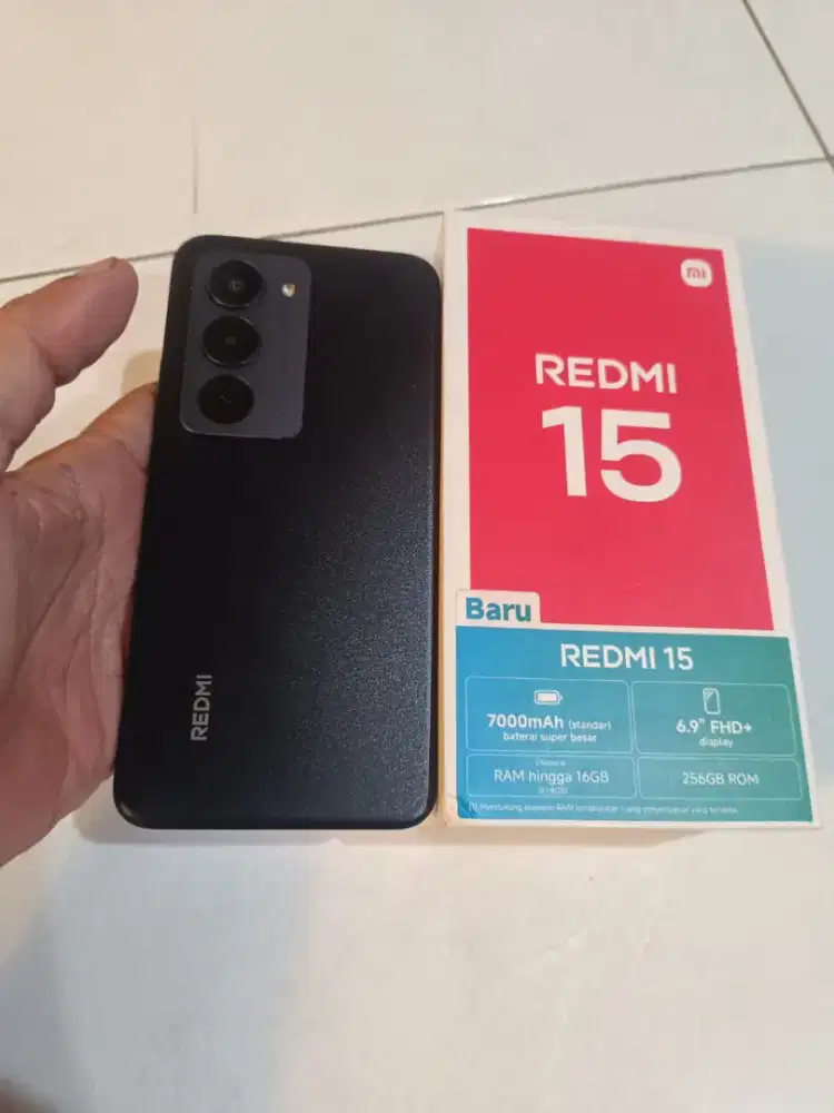Redmi 15 ram 8+8/256 NFc mulus