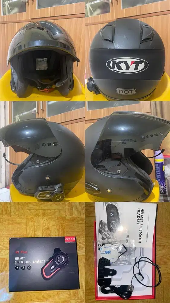 Helm KYT Kyoto dan Interkom