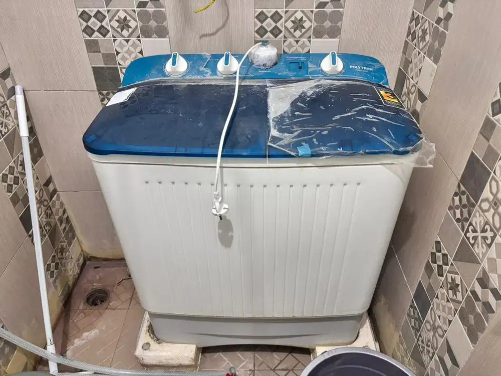 Jual Mesin Cuci 2 Tabung Bekas Merk Polytron Kapasitas 8Kg