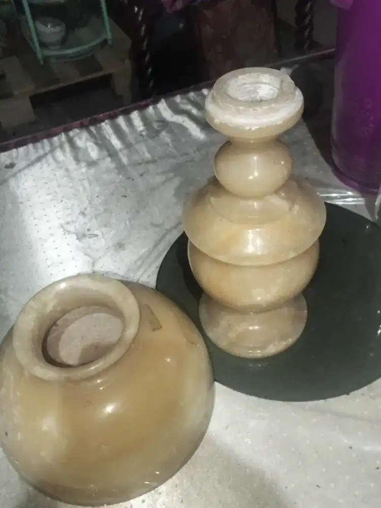 Lampu Batu Giok Susu