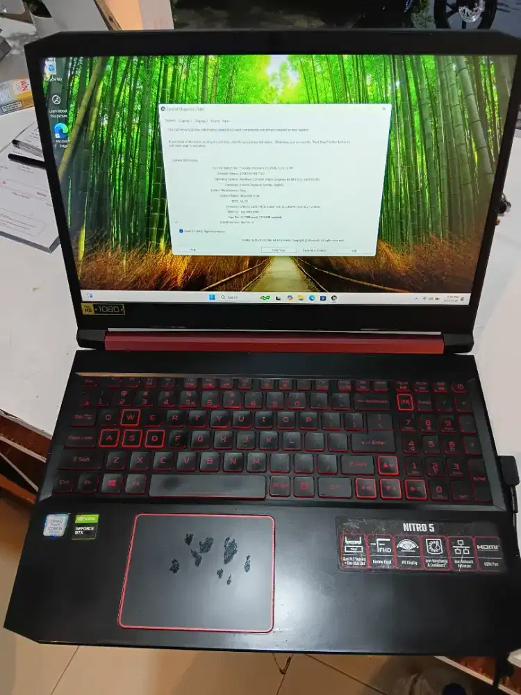 Laptop Gaming Acer Nitro 5 AN515-54 Core i5 Gen 9th