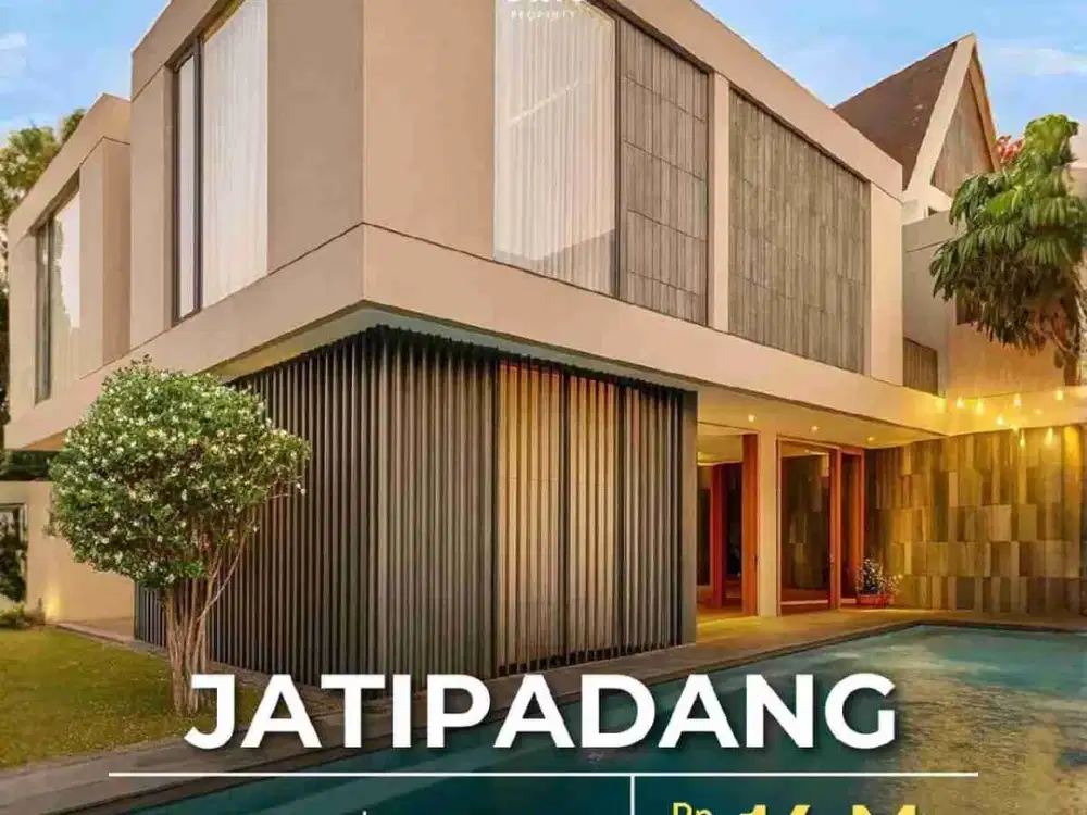 Modern house Halaman Luas di Jatipadang pejaten Jakarta Selatan