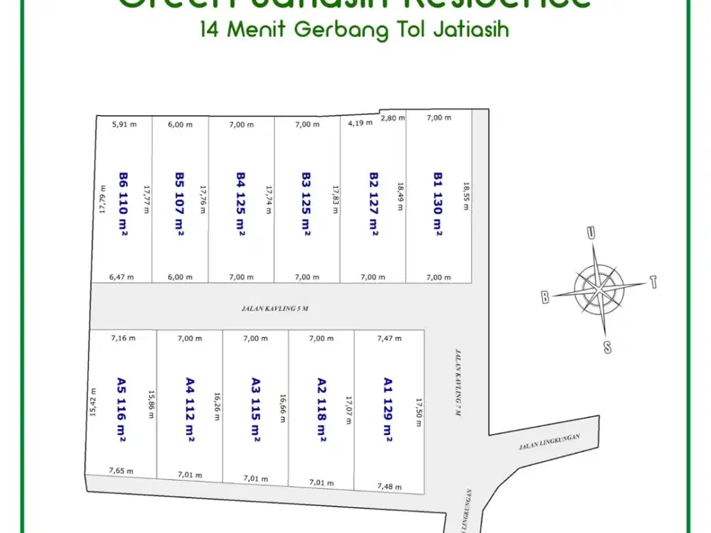 Cari Tanah Kavling Dekat Toll Jati Asih