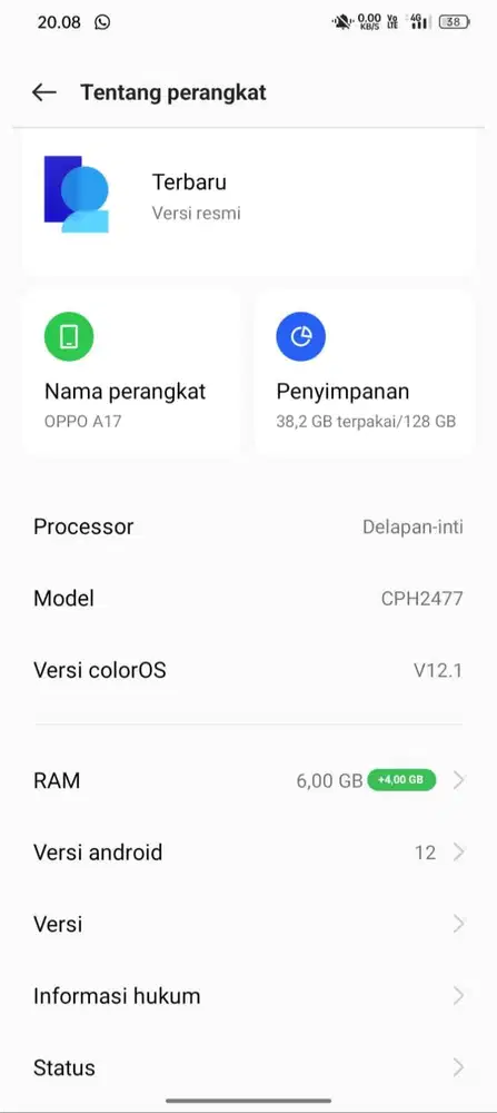 Oppo A17 6/128GB