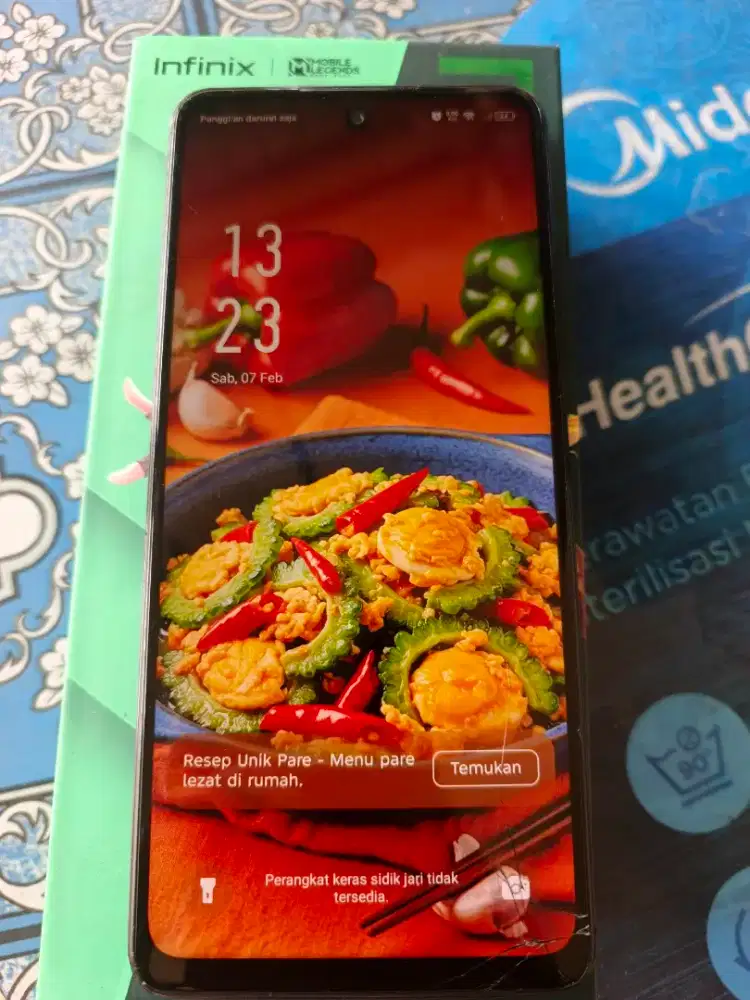 Infinix Note 30 8/256 fullset minus retak
