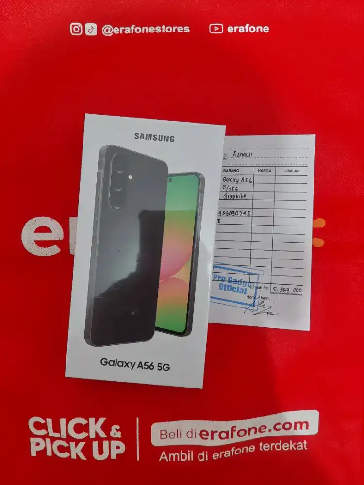 SAMSUNG A56 5G 8/256 NEW SEGEL RESMI