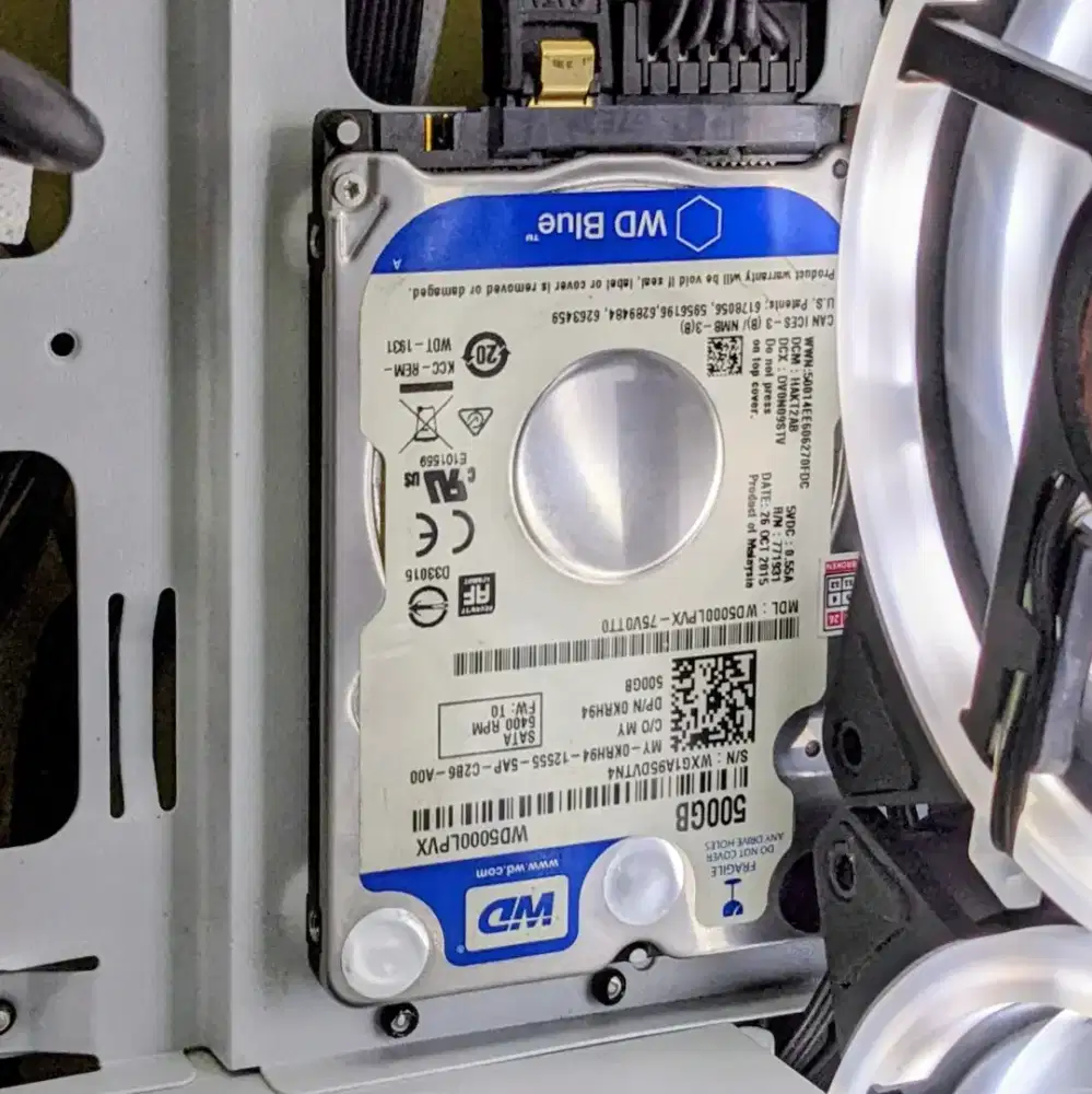 HDD Hardisk laptop 500GB Western Digital