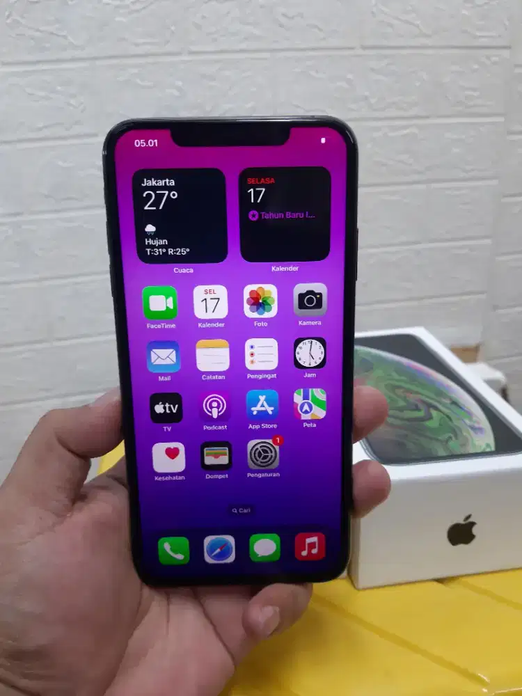 Iphone xs max 256gb inter all op fullset