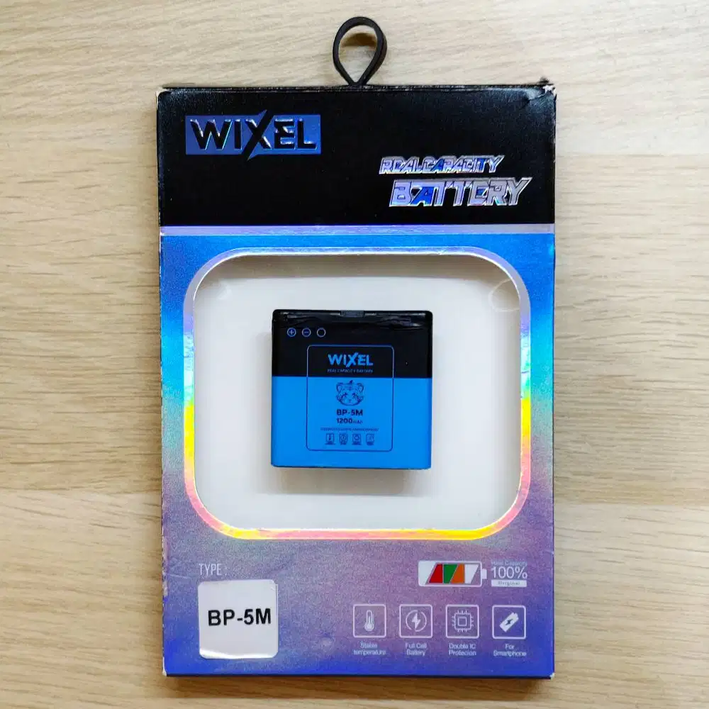 Preloved Baterai Wixel Nokia BP-5M 1200mAh Real Capacity IC Protection