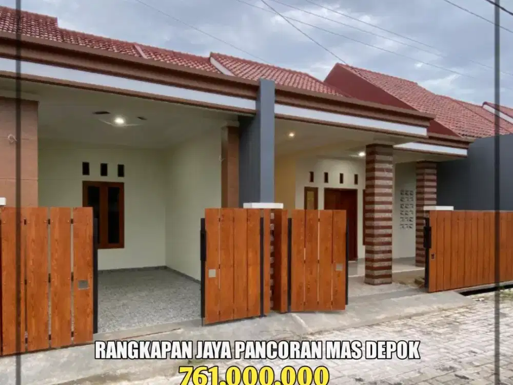 Cluster siap huni cash only dekat toll sawangan