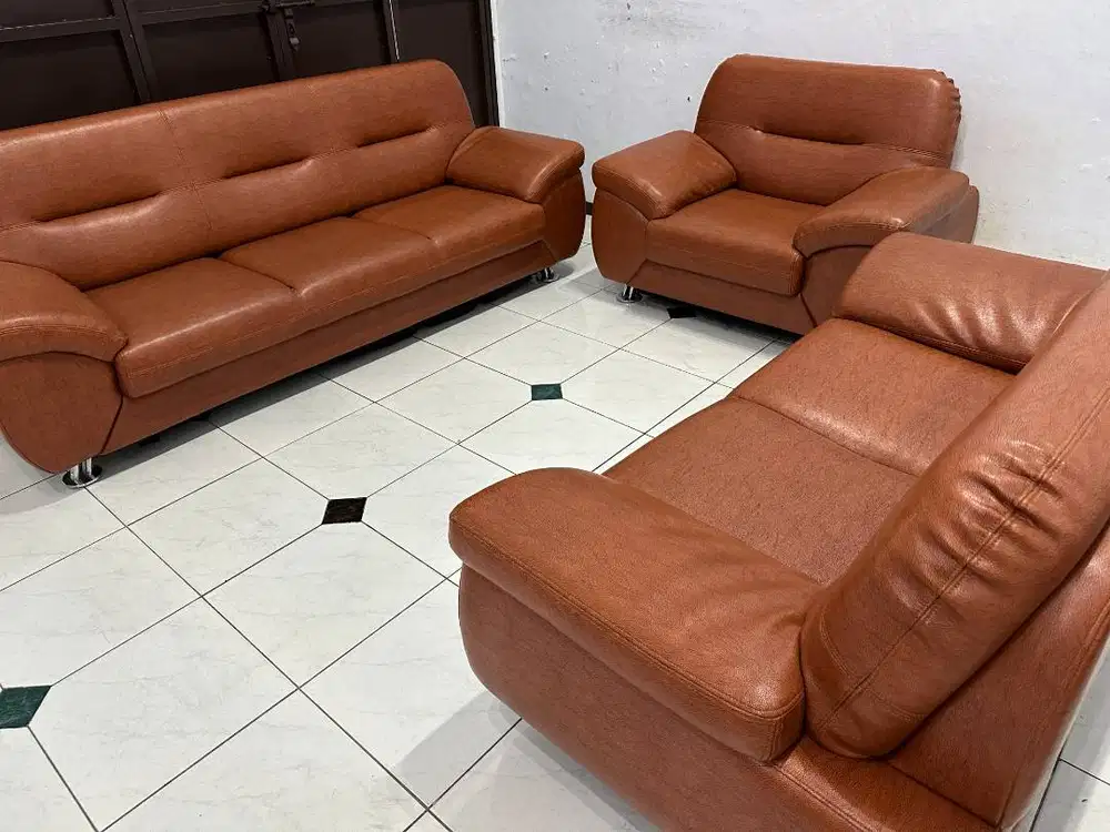 Sofa Kulit Set 3 2 1 Seater Full Leather Informa