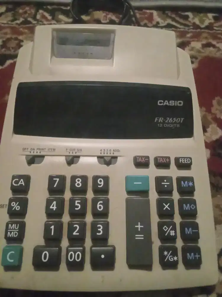 Desk top printer (casio)