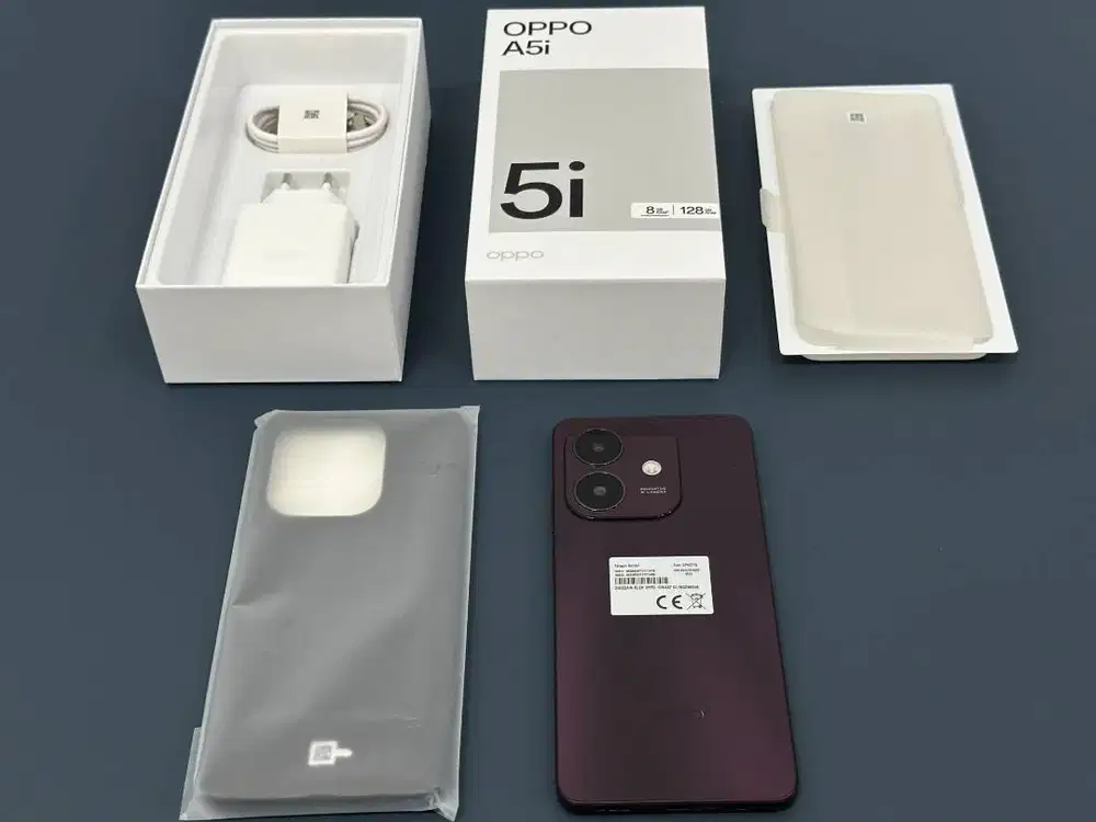 Oppo A5i 4/128GB Nebula Red | Like New | Garansi Resmi Erafone