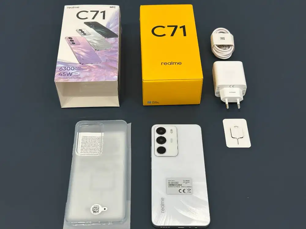 Realme C71 4/128GB White Swan | Like New | Garansi Resmi Erafone