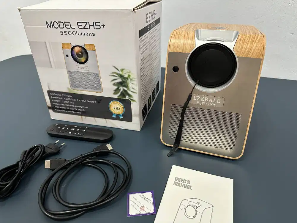 Smart Proyektor Ezzrale EZH5 Speaker Android