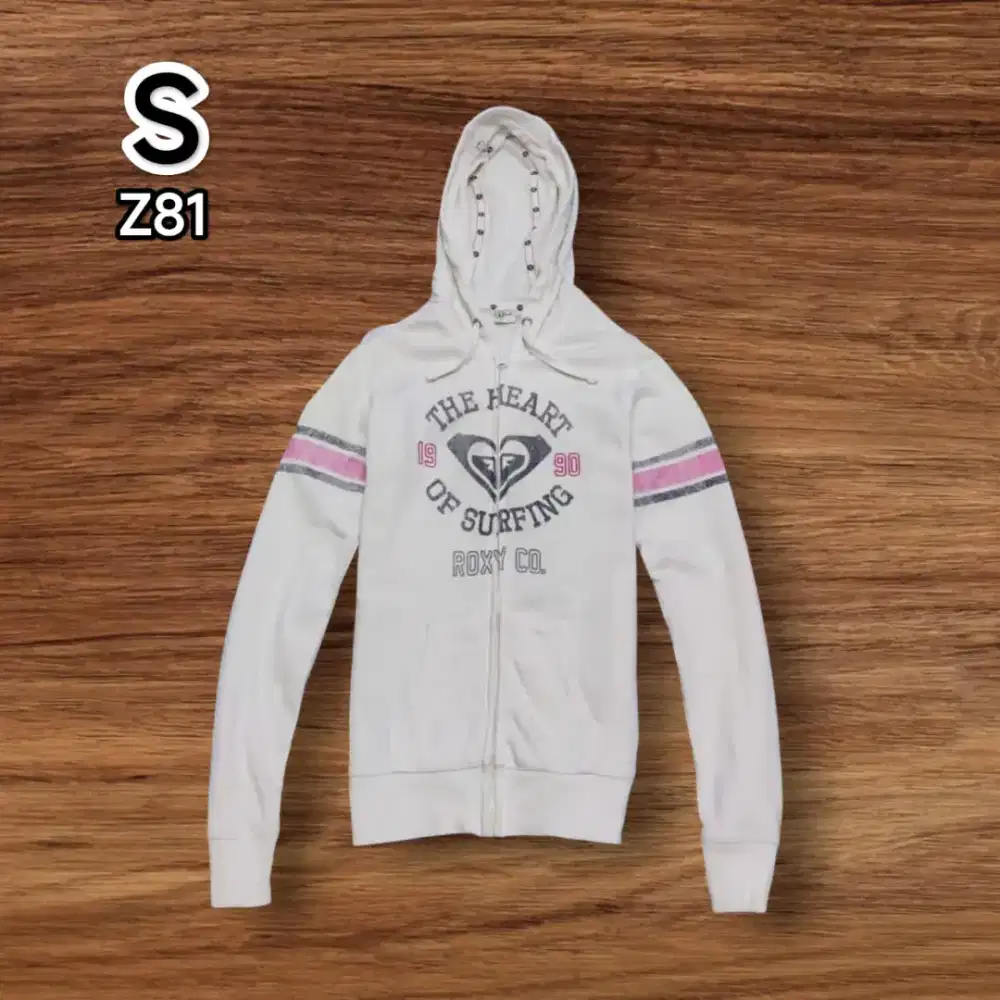 ZipHodie Roxy Putih