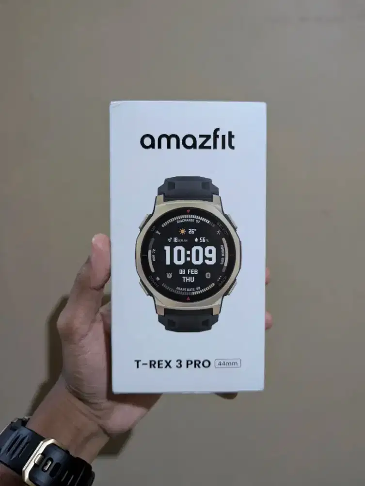 Amazfit Trex 3 Pro Black Gold 44mm Bekas Like New