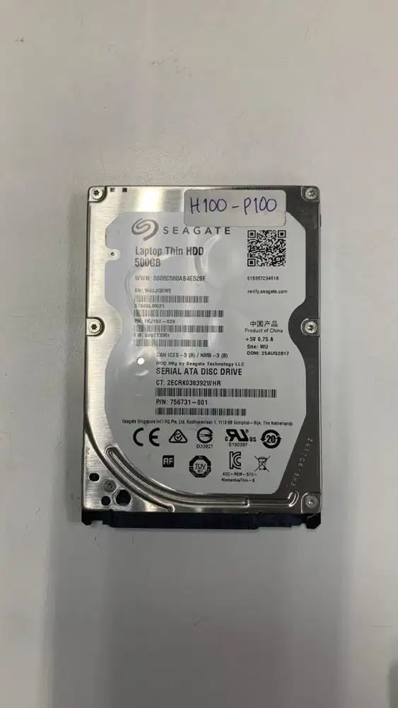 HARDISK LAPTOP MURAH!! 2.5 inch 500GB merk WD SEAGATE TOSHIBA HITACHI
