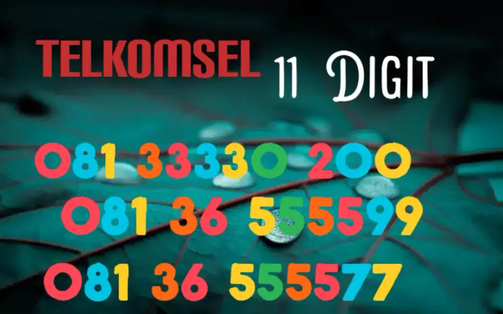 Kartu perdana simpati 11 Digit Mantap cantik