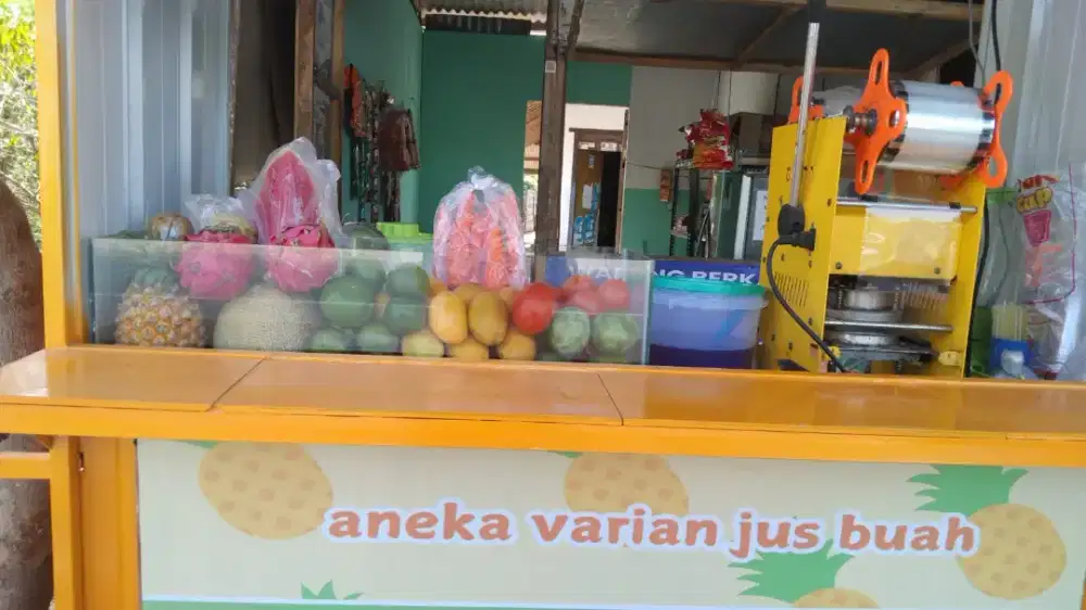 Dijual gerobak jus