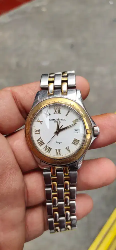 (WAJIB Transaksi Offline)Raymond Weil Tango 5590 Quartz Authentic