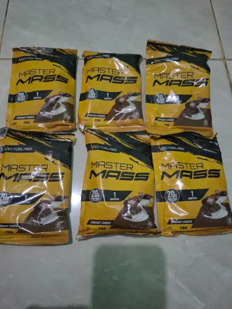 Master Mass Sachet 75 gr By Vectorlabs Rasa Choco Hazelnut & Creamy Ch