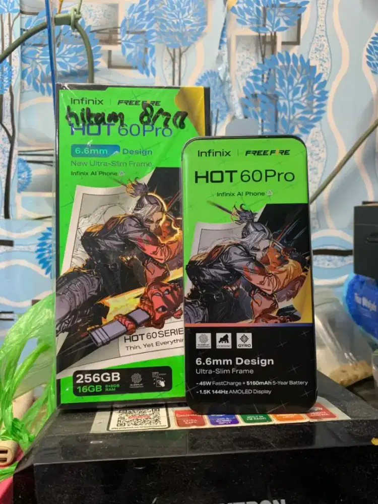 HP Infinix Hot 60 Pro Ram 8 / 256 GB - Mulus Seperti Baru