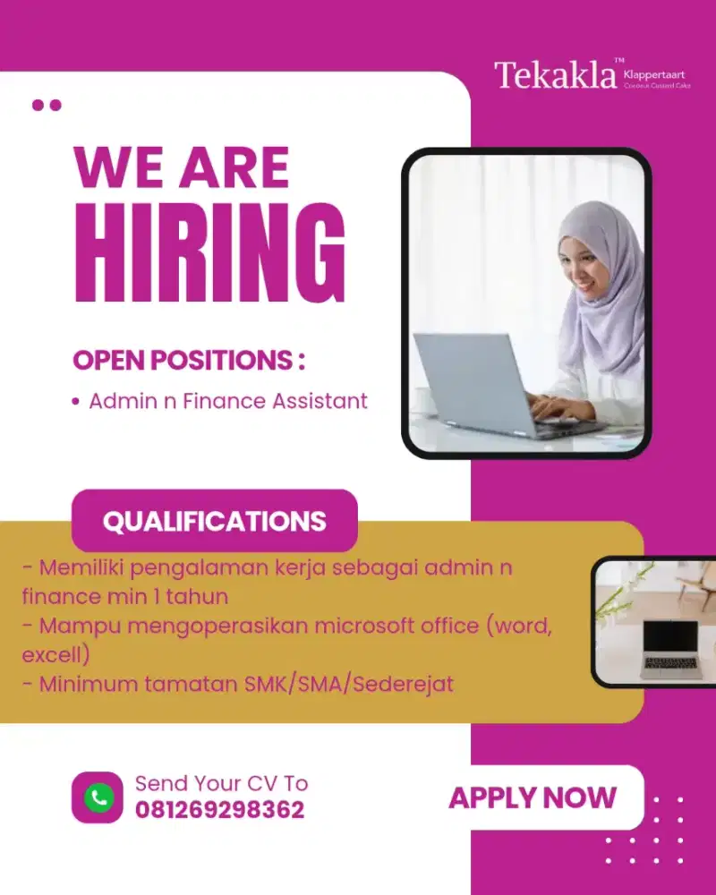 Dibutuhkan Admin Keuangan Kantor