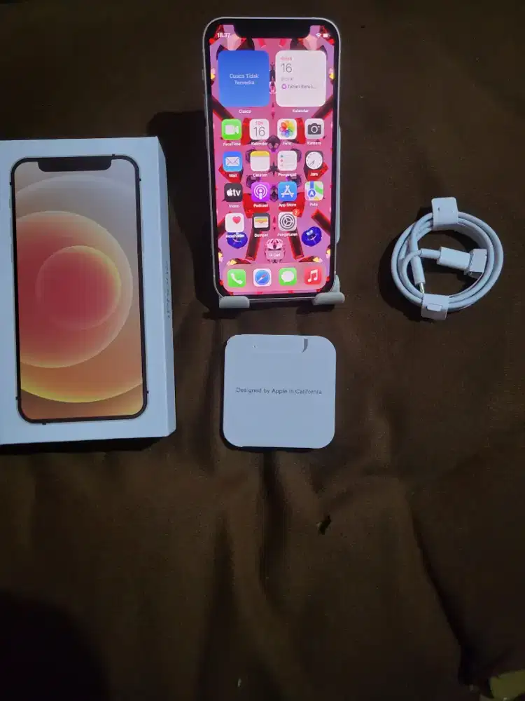 Iphone 12 mini 64gb white inter all operator mulus normal no minus