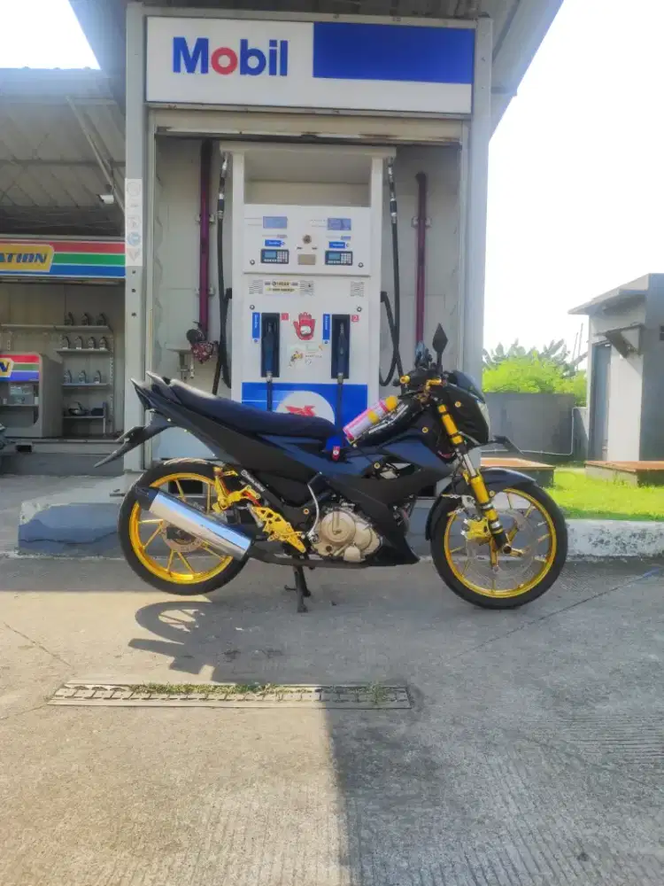 Suzuki Satria Facelift Karbu 2014. Mesin sehat, km rendah, plat hidup,