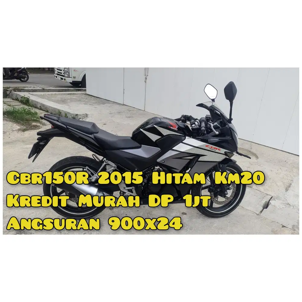CBR 150r 2015 Hitam full original km20rban