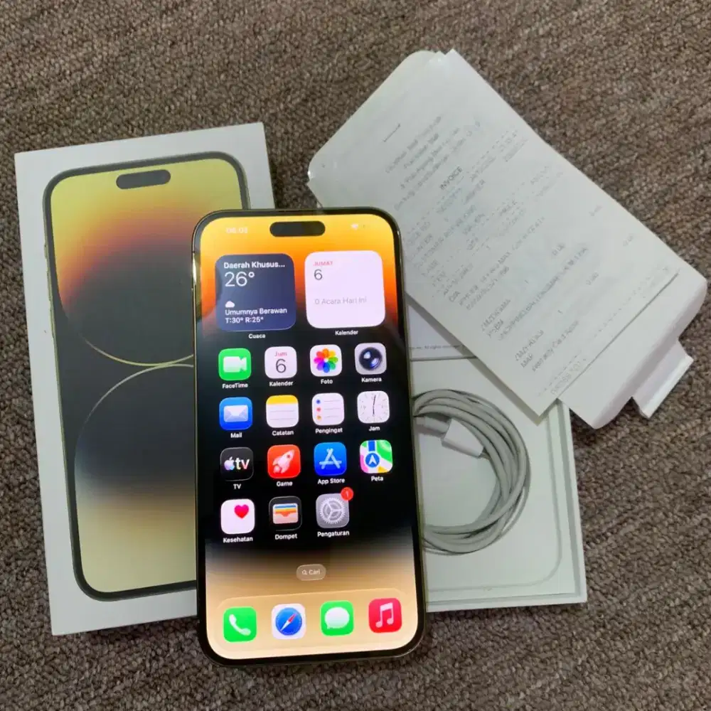 IPHONE 14 PRO MAX 128 GB RESMI IBOX DIGIMAP FULLSET ORIGINAL