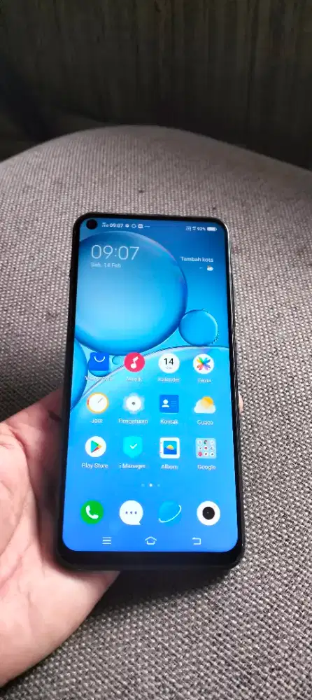 Vivo Y30 4G LTE 4/64 sidik jari batangan normal siap pakai