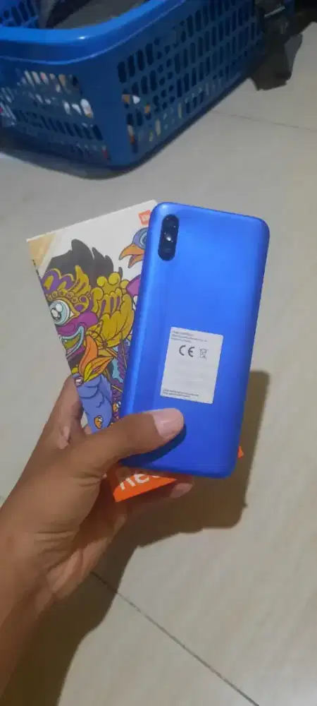 Redmi 9a warna sky blue penyimpanan 32GB